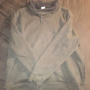 Victoria’s Secret Hoodie/Turtleneck. Black. Large.
